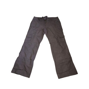 Vintage Y2K REQUEST Convertible Plum Cargo Pants Sz 14 Baggy Wide Leg Low Rise